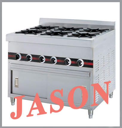 Bếp âu 6 họng kèm tủ