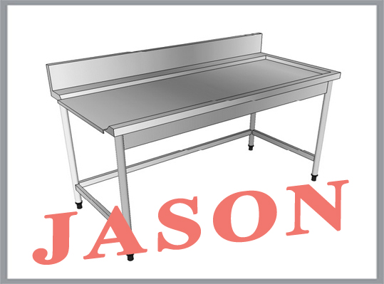 Bàn inox để bát bẩn | Bàn máy rửa bát