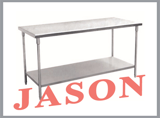 Bàn inox có giá phẳng dưới | Bàn thớt chín