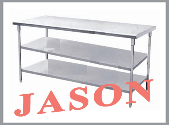 Bàn inox 3 tầng | Bàn inox có 2 giá dưới