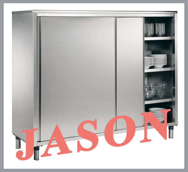 Tủ inox cửa trượt 4 tầng