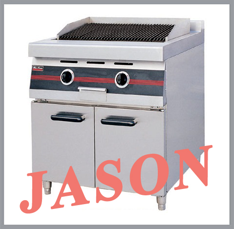 Bếp nướng đá nhiệt dùng gas kèm tủ