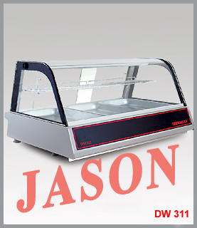 Tủ giữ nóng thức ăn kính cong